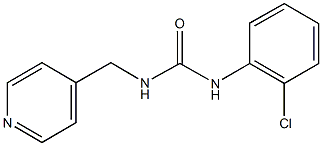 N-(2-chlorophenyl)-N'-(4-pyridinylmethyl)urea Struktur