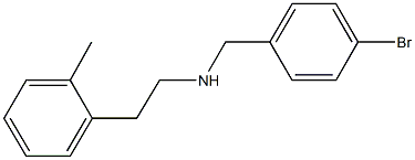 N-(4-bromobenzyl)-N-[2-(2-methylphenyl)ethyl]amine Struktur