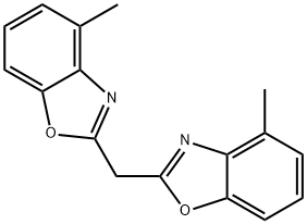 4-methyl-2-[(4-methyl-1,3-benzoxazol-2-yl)methyl]-1,3-benzoxazole Struktur