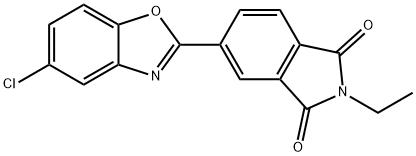 5-(5-chloro-1,3-benzoxazol-2-yl)-2-ethyl-1H-isoindole-1,3(2H)-dione Struktur