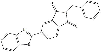 5-(1,3-benzothiazol-2-yl)-2-benzyl-1H-isoindole-1,3(2H)-dione Struktur