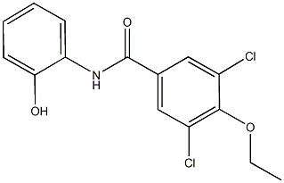 3,5-dichloro-4-ethoxy-N-(2-hydroxyphenyl)benzamide Struktur