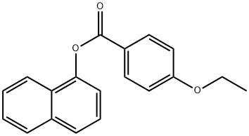 1-naphthyl 4-ethoxybenzoate Struktur