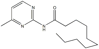 N-(4-methyl-2-pyrimidinyl)decanamide Struktur