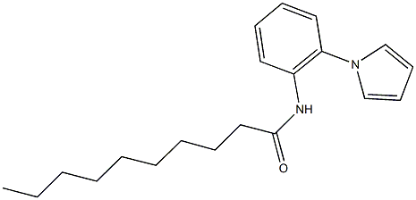 N-[2-(1H-pyrrol-1-yl)phenyl]decanamide Struktur