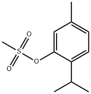 2-isopropyl-5-methylphenyl methanesulfonate Struktur