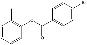 2-methylphenyl 4-bromobenzoate Struktur