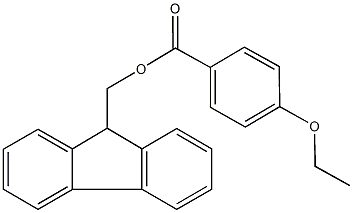 9H-fluoren-9-ylmethyl 4-ethoxybenzoate Struktur