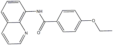 4-ethoxy-N-(8-quinolinyl)benzamide Struktur