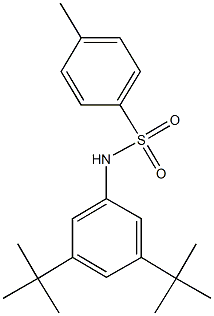 N-(3,5-ditert-butylphenyl)-4-methylbenzenesulfonamide Struktur