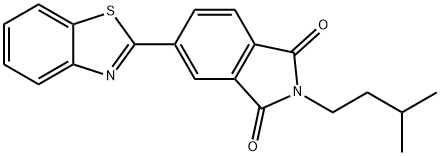 5-(1,3-benzothiazol-2-yl)-2-isopentyl-1H-isoindole-1,3(2H)-dione Struktur