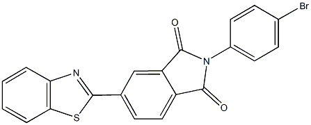 5-(1,3-benzothiazol-2-yl)-2-(4-bromophenyl)-1H-isoindole-1,3(2H)-dione Struktur