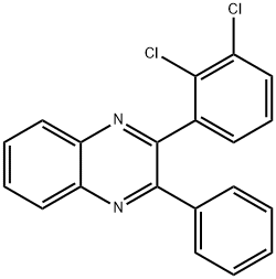 2-(2,3-dichlorophenyl)-3-phenylquinoxaline Struktur