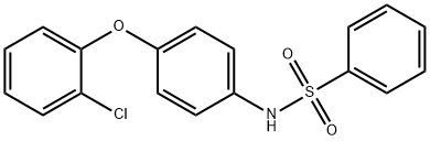 N-[4-(2-chlorophenoxy)phenyl]benzenesulfonamide Struktur