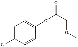 4-chlorophenyl methoxyacetate Struktur