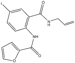 N-{2-[(allylamino)carbonyl]-4-iodophenyl}-2-furamide Struktur