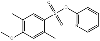 2-pyridinyl 4-methoxy-2,5-dimethylbenzenesulfonate Struktur