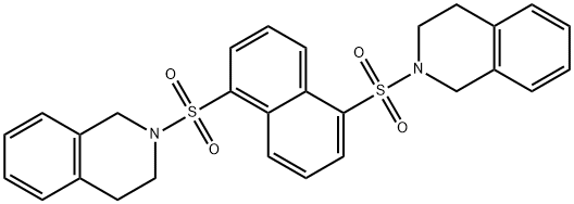 2-{[5-(3,4-dihydro-2(1H)-isoquinolinylsulfonyl)-1-naphthyl]sulfonyl}-1,2,3,4-tetrahydroisoquinoline Struktur