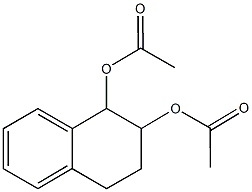 1-(acetyloxy)-1,2,3,4-tetrahydro-2-naphthalenyl acetate Struktur