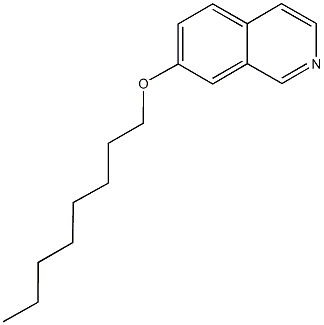 7-isoquinolinyl octyl ether Struktur