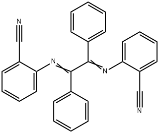 2-({2-[(2-cyanophenyl)imino]-1,2-diphenylethylidene}amino)benzonitrile Struktur