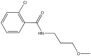 2-chloro-N-(3-methoxypropyl)benzamide Struktur