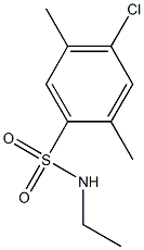 4-chloro-N-ethyl-2,5-dimethylbenzenesulfonamide Struktur