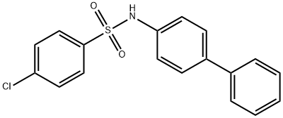 N-[1,1'-biphenyl]-4-yl-4-chlorobenzenesulfonamide Struktur