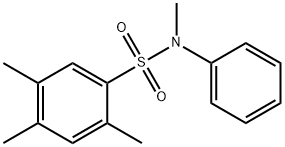 N,2,4,5-tetramethyl-N-phenylbenzenesulfonamide Struktur