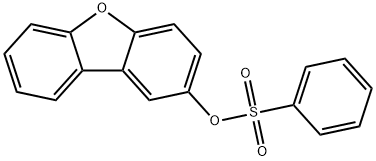 dibenzo[b,d]furan-2-yl benzenesulfonate Struktur