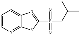 2-(isobutylsulfonyl)[1,3]thiazolo[5,4-b]pyridine Struktur