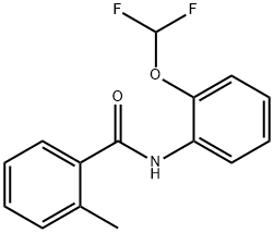 N-[2-(difluoromethoxy)phenyl]-2-methylbenzamide Struktur