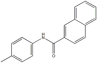 N-(4-methylphenyl)-2-naphthamide Struktur