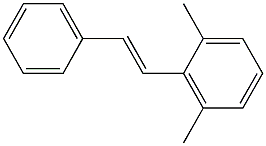 1,3-dimethyl-2-(2-phenylvinyl)benzene Struktur