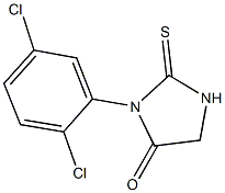 3-(2,5-dichlorophenyl)-2-thioxo-4-imidazolidinone Struktur