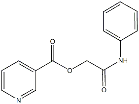 2-anilino-2-oxoethylnicotinate Struktur