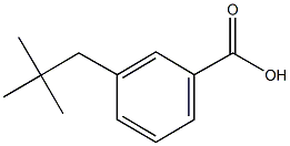 3-neopentylbenzoic acid Struktur