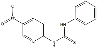 N-{5-nitro-2-pyridinyl}-N'-phenylthiourea Struktur