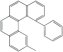 11-methyl-1-phenylbenzo[c]phenanthrene Struktur