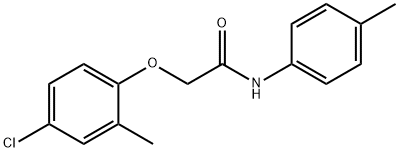 2-(4-chloro-2-methylphenoxy)-N-(4-methylphenyl)acetamide Struktur