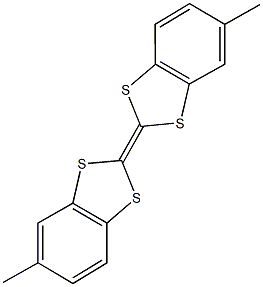 5,5'-dimethyl-2,2'-bi(1,3-benzodithiol-2-ylidene) Struktur