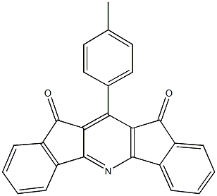 6-(4-methylphenyl)diindeno[1,2-b:2,1-e]pyridine-5,7-dione Struktur