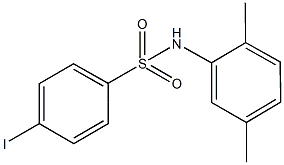 N-(2,5-dimethylphenyl)-4-iodobenzenesulfonamide Struktur