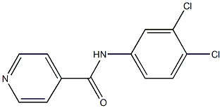 N-(3,4-dichlorophenyl)isonicotinamide Struktur