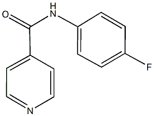 N-(4-fluorophenyl)isonicotinamide Struktur