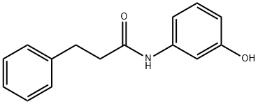 N-(3-hydroxyphenyl)-3-phenylpropanamide Struktur