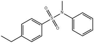 4-ethyl-N-methyl-N-phenylbenzenesulfonamide Struktur