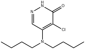 4-chloro-5-(dibutylamino)-3(2H)-pyridazinone Struktur