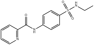 N-{4-[(ethylamino)sulfonyl]phenyl}-2-pyridinecarboxamide Struktur