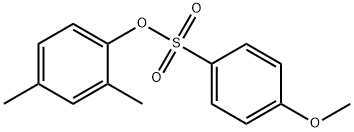 2,4-dimethylphenyl4-methoxybenzenesulfonate Struktur